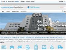 Tablet Screenshot of lomasdezamora.eregulations.org