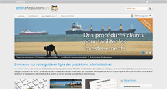 Desktop Screenshot of benin.eregulations.org
